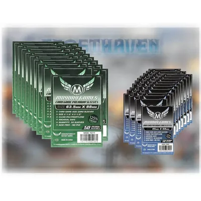 Produktbild von Mayday Premium Sleeves Hüllen 7077 + 7080 Vorteilspack für Frosthaven