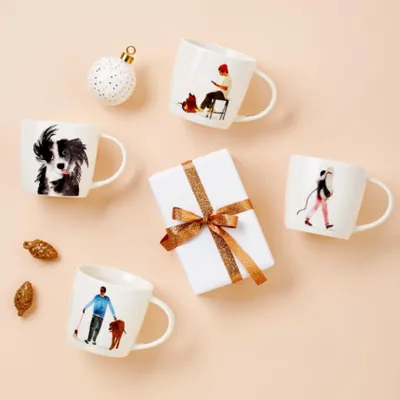 Immagine prodotto di Maxwell & Williams Becher Feline Friends - One Eye Opened, Katzenbecher, Tasse, Porzellan, 400 ml, DX1217