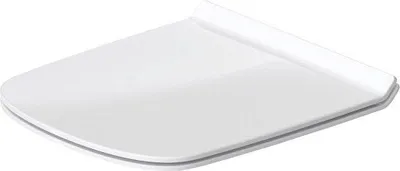 Obrázek produktu pro Toaletní sedátko s tichým zavíráním, sedátko z urea-duroplastu, s nerezovými panty, bílé