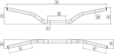 Image de DOMINO Guidon à faible courbure