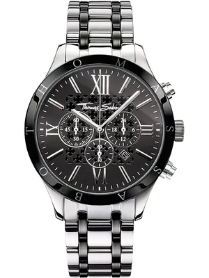 Produktbild von Thomas Sabo Rebel at Heart Uniuhr schwarz WA0139-222-203