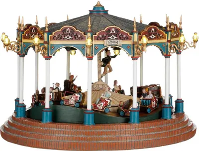 Produktbild von Luville Weihnachtsdorf Vlindermolen - 30x30x21 cm - Polyresin - Mehrfarbig