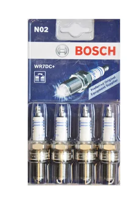 Produktbild von Bosch Zündkerzen 4er Set WR7LTC 0242235948 Doppelkupfer Zündkerzen KSNN05