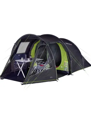 Produktbild von High Peak Paxos 4, Camping, Festrahmen, Tunnelzelt, 4 Person(en), 8,9 kg, Grün, Grau