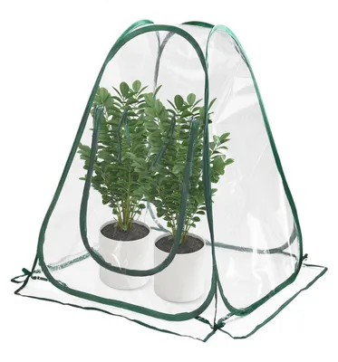 Image de Mini serre pliable, 70x70x80 cm, protection hivernale pour les plantes