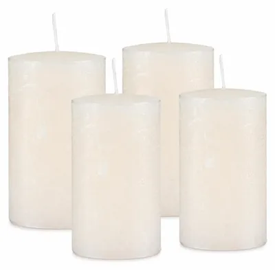Produktbild von Rustik Adventskranzkerzen 4er Set Champagner 25 x 7 cm
