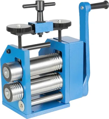 Productafbeelding van Rollenpers voor sierstukken, rollengte 72 mm, maximale plaatbreedte 72 mm, handkruk lengte 28 cm, bruto gewicht 18,6 kg, overbrengingsverhouding 3:1