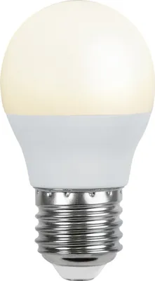 LED Kugellampe - G45 kurz - 4,8W - warmweiss 3000K - E14 - 440lm - gefrostet