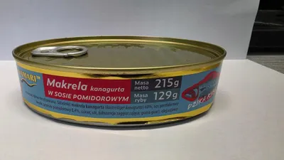 Zdjęcie produktu dla Makrela kanagurta w sosie pomidorowym 215g Akwamari '