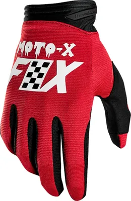 Produktbild von FOX Dirtpaw CZAR Motocross Handschuhe Farbe: Rot, Grösse: M