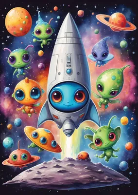 Zdjęcie produktu dla YAZZ Puzzle Aliens 1000 elementów