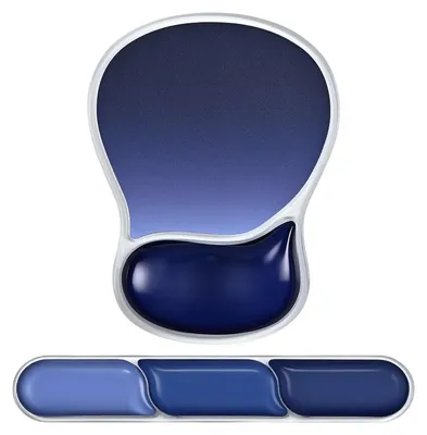 Immagine prodotto di Tappetino ergonomico per mouse con poggiapolsi in gel e set di tastiera con poggiapolsi