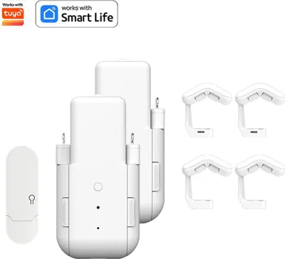 Produktbild von INF Intelligenter Vorhangmotor WiFi Doppelöffnung für Smart Home Automation