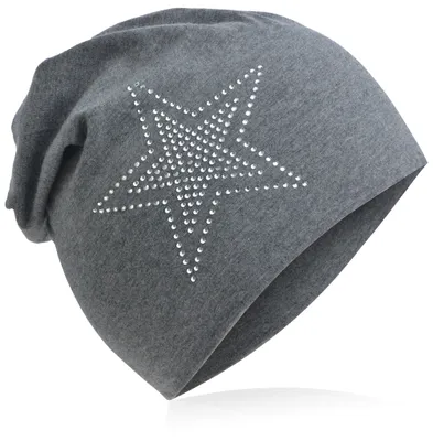 Produktbild von Kinder Beanie 2Stern Anthrazit M