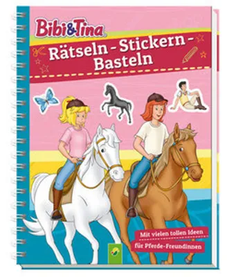 Immagine prodotto di Bibi & Tina - Rätseln - Stickern - Basteln