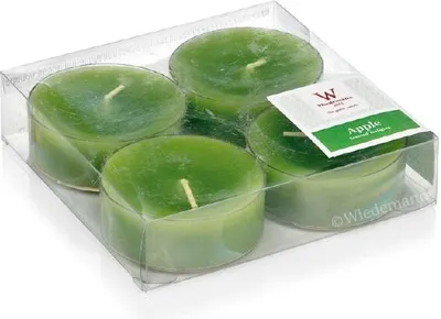 Produktbild von Maxi-Duftteelichter Apfel 21 x Ø 57 mm, 4 Stück