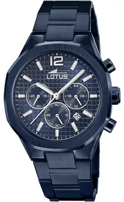 Produktbild von Lotus Chronograph Herrenuhr Blau Edelstahl 18848/1