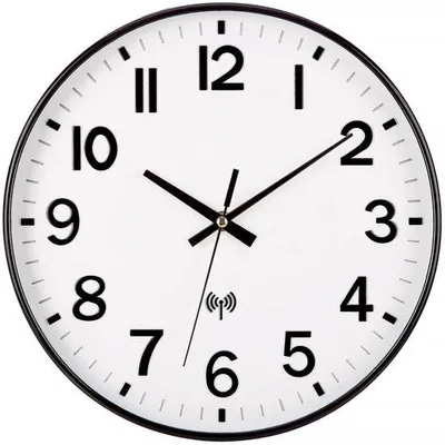 Immagine prodotto di Orologio da parete radiocomandato, silenzioso, 30 cm, design moderno, per il soggiorno