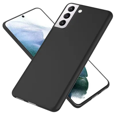 Image de NALIA Hard Case extra-mince pour Samsung Galaxy S21, Ultra Slim Handy Cover Cover Noir