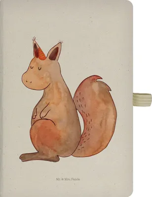 Produktbild von Mr. & Mrs. Panda Tagebuch Einhorn Glauben - Transparent - Geschenk, Skizzenbuch A5, Kladde, Adressbuch, Eichhorn, Einhörnchen, notizbuch, Journal, Einhörner, Unicorn