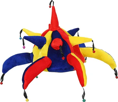 Produktbild von Narrenkappe,Clown-Hut,Clown Kostüm Accessoire,Lustige Mützen,Fasching Hut für Erwachsene Kinder Karneval Partykostüm Requisiten Partygeschenk Bühnenzubehör