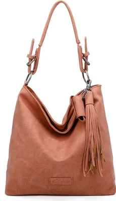 Produktbild von Fritzi aus Preußen Schultertasche Jakx Lipstick02 Hobo Bag Brick braun