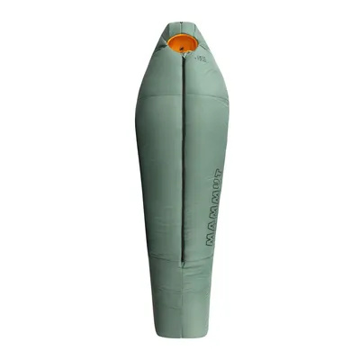 Schlafsack "Comfort Fiber Bag -15C" von Mammut in grünem Farbton; geeignet für kalte Temperaturen.