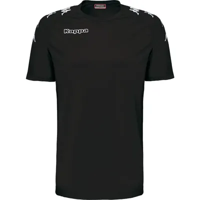 Image de Maillot Kappa Castolo, manches courtes, enfant - Noir | Taille : 164