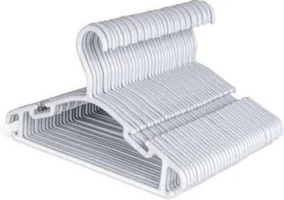 Immagine prodotto di Set di appendini in plastica, 36 pezzi, 27 cm, grigio, per neonati