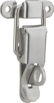 Image de Fermeture à levier avec crochet cadenassable, inox, H.54mm, zingué - THIRARD