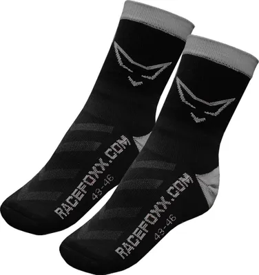 Produktbild von RACEFOXX™ Socken schwarz/Grau, Größe 43-46