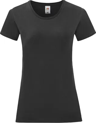 Produktbild von Damen-T-Shirt, Kurzarm - FOL ICONIC T/W - black - Größe M