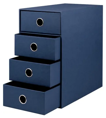 Produktbild von S.O.H.O Schubladenbox 4er Navy