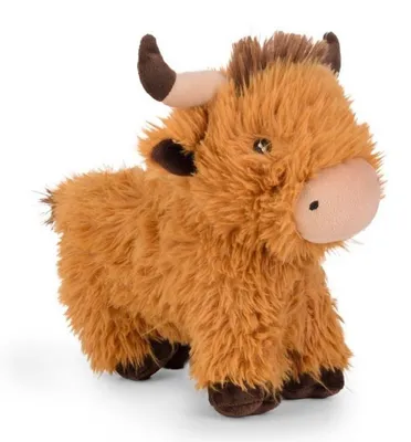 Productafbeelding van Pluche Highland-koe knuffel, 35 cm, geschikt voor kinderen