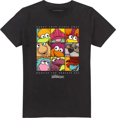 Immagine prodotto di Fraggle Rock - Maglietta da uomo/donna unisex TV21613 (M) (Nero)