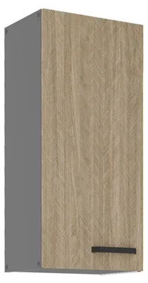 Produktbild von Küche SCANDI Hängeschrank 40 cm Fischgrät Küchenzeile Küchenblock Einbauküche