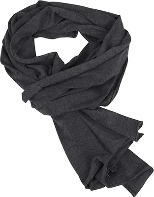 Immagine prodotto di Build Your Brand BY063 | Sciarpa in jersey da uomo / Single-Jersey - Colore: Charcoal (Heather) - Taglia: Unica
