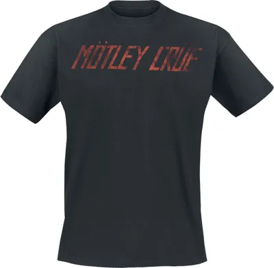 Produktbild von Mötley Crüe T-Shirt Herren Distressed Logo schwarz M