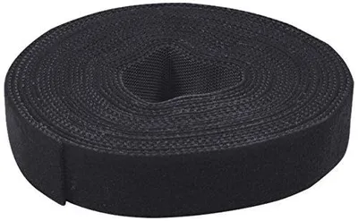 Produktbild von LogiLink Kabelbinder Klettband 4m schwarz