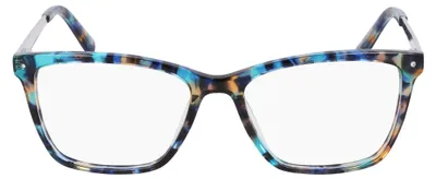 Productafbeelding van bebe damesbril met sterkte, rechthoekig model, marineblauw, dierenprint, model BB5231