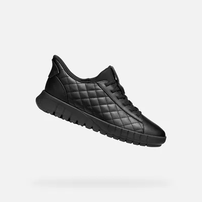 Produktbild von Geox Schwarze Flextride Plus Damen-Sneaker 40