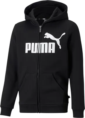Produktbild von PUMA Essentials Big Logo Fleece-Kapuzenjacke Jungen puma black 116