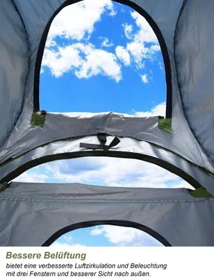 Produktbild von Camping-Duschzelt, Pop-Up-Toilettenzelt – Multifunktionales Duschzelt für Camping – Mobile Camping-Toilette – Faltbare Duschkabine – Wasserdicht
