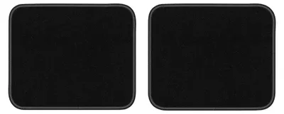 Productafbeelding van Velours achtermatten voor Chrysler Sebring I 1995-2001 (cabrio/sedan) – 2-delig, zwart, op maat – Wielganizator LUX