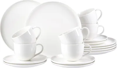 Immagine prodotto di Ritzenhoff & Breker 407150 Servizio da caffè Skagen - 18 pezzi, porcellana, bianco