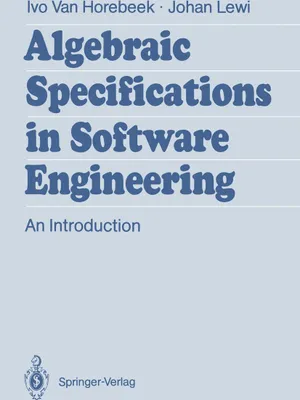 Produktbild von Algebraic Specifications in Software Engineering