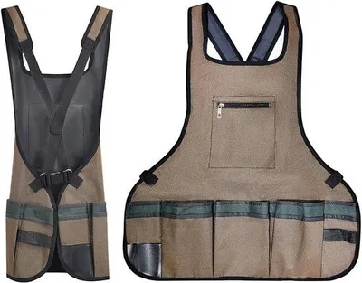 Produktbild von Garten-Schürze mit Taschen - Wasserdichtes Nylon Material - Garten- und Handwerkszubehör - Verschiedene Farben