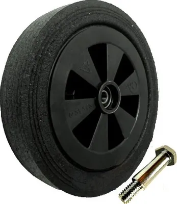 Produktbild von K250Ł*M10 Universal Räder für Rasenmäher d=250mm mit Kugellager mit Schraube M10