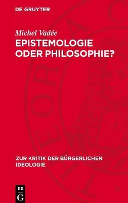 Produktbild von Epistemologie oder Philosophie?