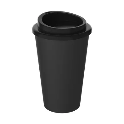 Obrázek produktu pro Termohrnek na kávu z ekologického plastu - hrnek na kávu 350 ml bez BPA a 100% recyklovatelný &  Germany - břidlicový
